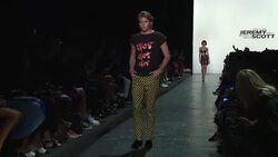 EVENT CAPSULE CLEAN - Jeremy Scott - September 2016 - New York Fashion Week Stock Footage
