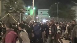 Funeral is held for protester who died in clashes between protesters and police News Clip