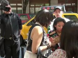 Raven-Symone at the 'LIVE! with Kelly' studio Stock Footage