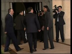 WRAP Rice in Jordan, Olmert with Ban Ki-Moon, SArabia summit News Clip
