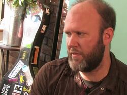 Crooked Fingers Interview (clip 5) Stock Footage