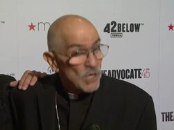 INTERVIEW: Phillip Ray De Blieck & Rev. Troy Perry on being a part of the evening at The Advocate 45th Presented By Lexus Stock Footage
