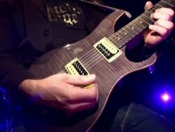 PAL: Man Playing Electrical Guitar Stock Footage