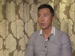 INTERVIEW - Donnie Yen on being an Actor/Director, what it means to him at  'Kung Fu Jungle' Interview Stock Footage