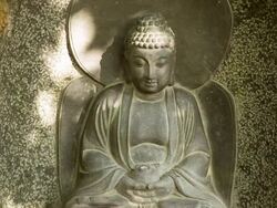 CU Statue of Buddha in Seonunsa temple / Gochang, Jeollabuk do, South Korea Stock Footage