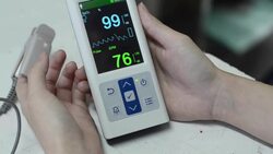 Pulse Oximeter Stock Footage