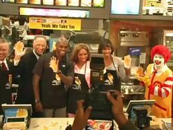 3rd Annual McDonald's World Children's Day Kickoff Stock Footage