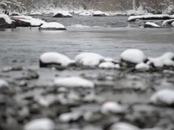Spring snow storms and Colorado drought Stock Footage