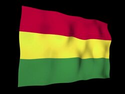 Bolivia Flag Stock Footage