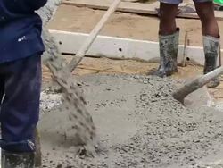 Concrete pouring. Stock Footage