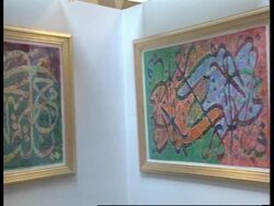 Vatican - Muslim artist exhibits work at museum News Clip