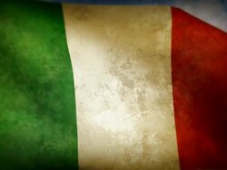 Waving Flag - Italy Stock Footage