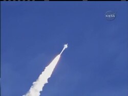 NASA's newest rocket has blasted off on a test flight that may pave the way for a return to the moon. News Clip