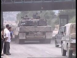 MACEDONIA: KOSOVO: GERMANS ARRIVE AT THE BORDER UPDATE News Clip