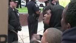 CLEAN : Protesters demand answers over Baltimore police death (2) News Clip