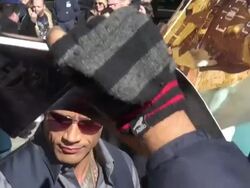 Dwayne 'The Rock' Johnson at the 'LIVE! with Kelly Stock Footage