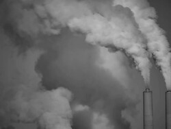 Coal Power Black & White HD Stock Footage