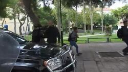 CLEAN : Golden Dawn deputy leader Pappas arrives News Clip