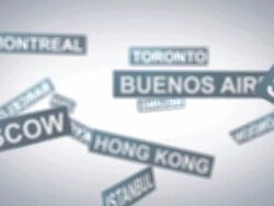 Traveling Words Stock Footage
