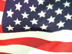 Flag Rippling in Wind Stock Footage