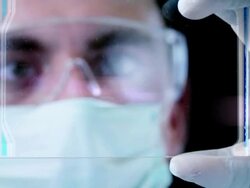 Examining the DNA. Stock Footage