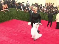 Hugh Jackman and Deborra-Lee Furness  - 'Charles James: Beyond Fashion' Costume Institute Gala - Arrivals Stock Footage
