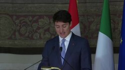 Canadian PM addresses Italian lawmakers News Clip