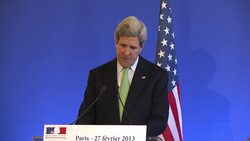 VOICED : Kerry preocupado por Siria News Clip