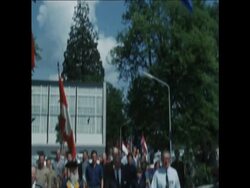 SYND 4-6-69 COUNCIL OF EUROPE HOLD ANNIVERSAR WALK Instructional Video