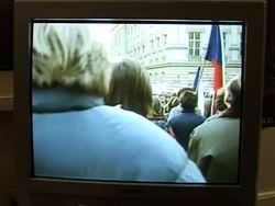 VOICED: Czech 'Velvet Revolution': the turning point of Nov 17, 1989 News Clip