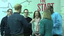 Prince Harry opens this year's Virgin Money London Marathon Expo and says mental health services must be improved News Clip