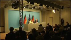 Merkel and Sarkozy on Greece bailout deal; Juncker, Zapatero News Clip