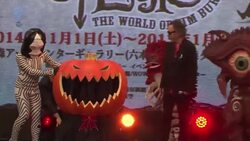 Director Tim Burton in Tokyo for opening of 'The World of Tim Burton' exhibition opening News Clip