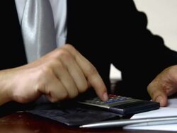 calculator Stock Footage