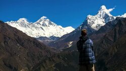 Famous Mountain Range Time Lapse Stock Footage