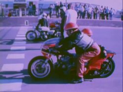 Motorcycle Sidecar Racing Stock Footage