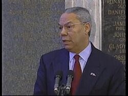 USA: TALKS ABOUT FOREIGN POLICY News Clip