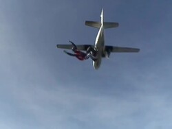 Skydive video 31 Stock Footage