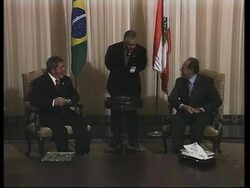 Brazilian president arrives in Beirut for talks News Clip