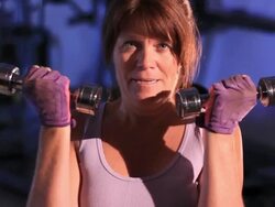 Gym Woman Stock Footage