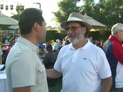 Oscar de la Hoya, Andy Garcia at the Third Annual George Lopez Celebrity Golf Classic & 2010 Audi quattro Cup at Toluca Lake CA. (Footage by WireImage Video/GettyImages) Stock Footage
