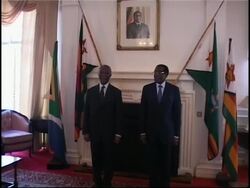 South African President Thabo Mbeki meets counterpart Mugabe News Clip