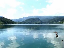 HD: Lake of Bled Stock Footage