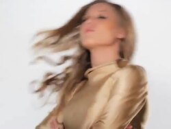 Happy Blond Girl Stock Footage