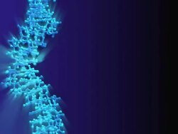 DNA Model Rotating Stock Footage