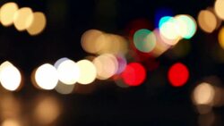 Traffic at night with Audio Stock Footage