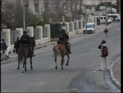 Police clashes with Palestinians after Friday prayers News Clip