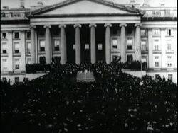 WWI War Work Drive Stock Footage