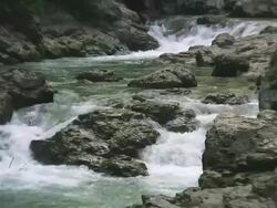 Kurdjips river NTSC Stock Footage
