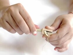 Hands Sharpening a Pencil Stock Footage